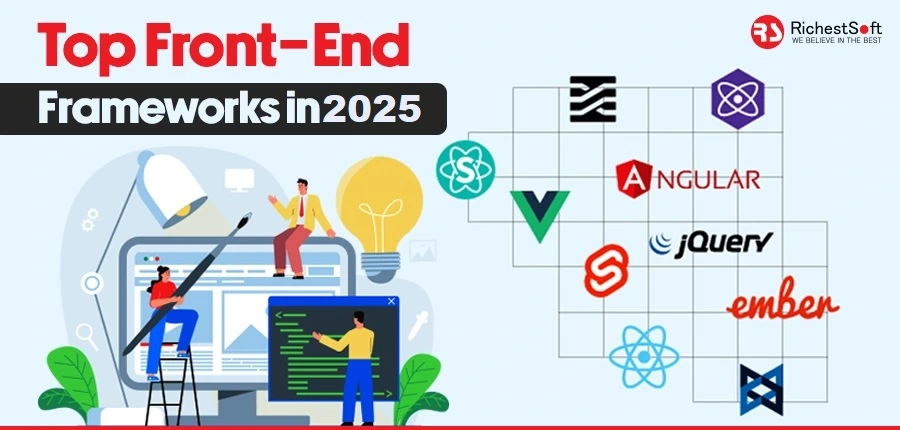 Top Front-End Frameworks in 2025