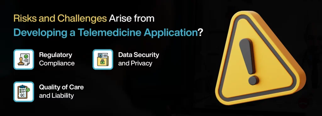 Risks and Challenges Arise from Developing a Telemedicine Application
