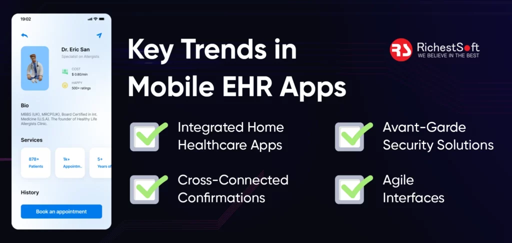 Key Trends in Mobile EHR Apps