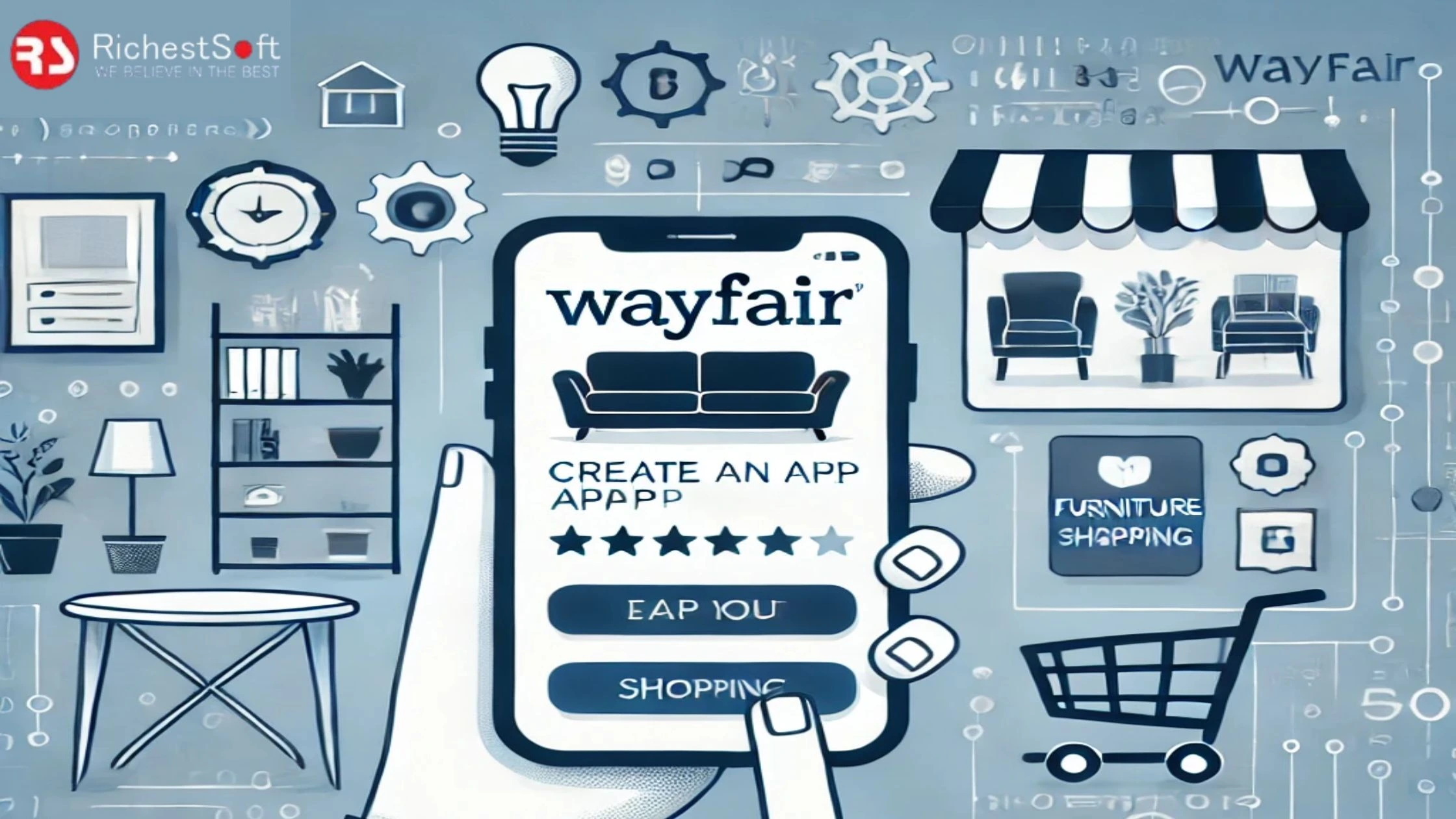 make an app like Wayfair