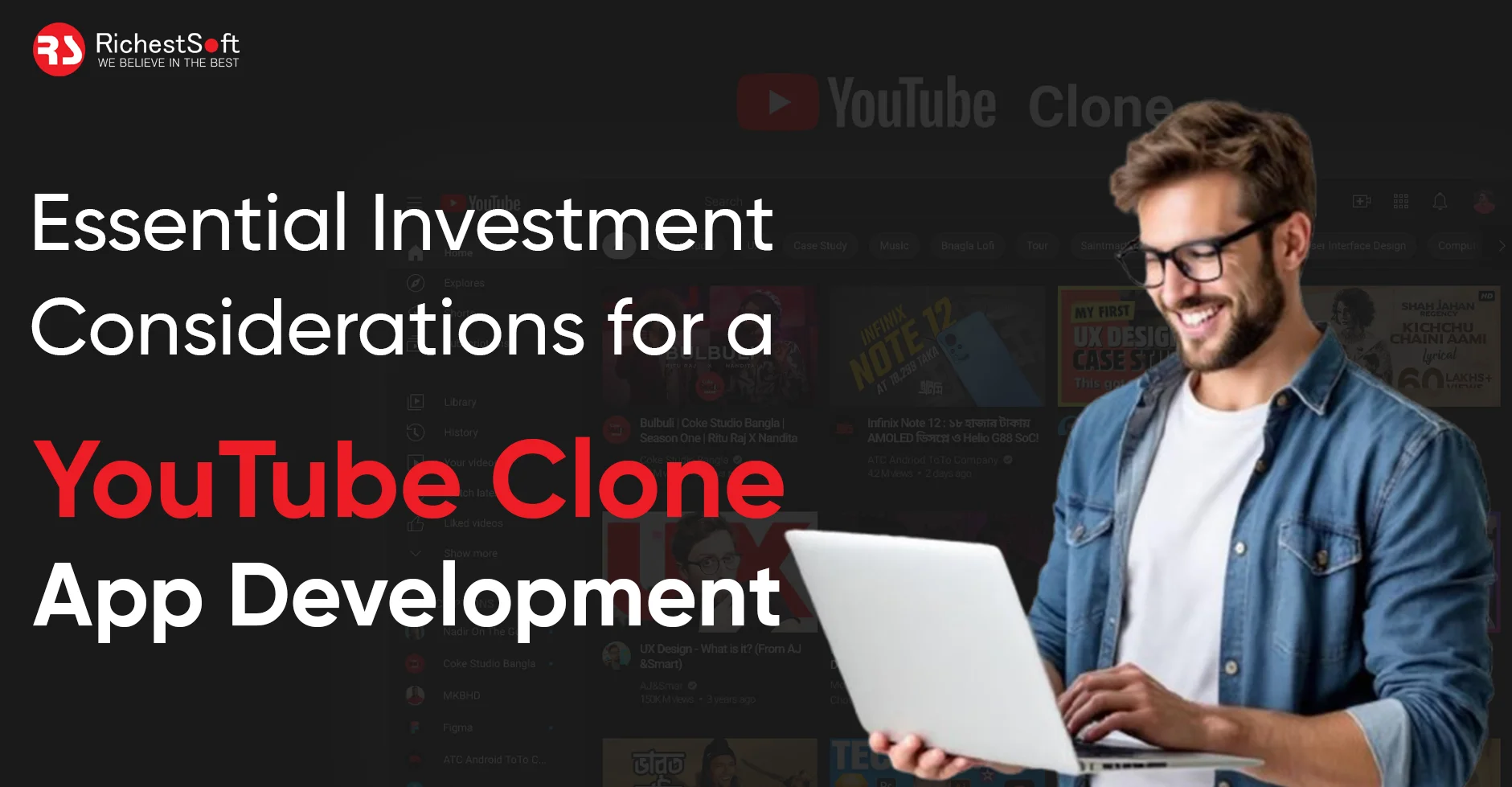 Essential Investment Considerations for a YouTube Clone App Development 