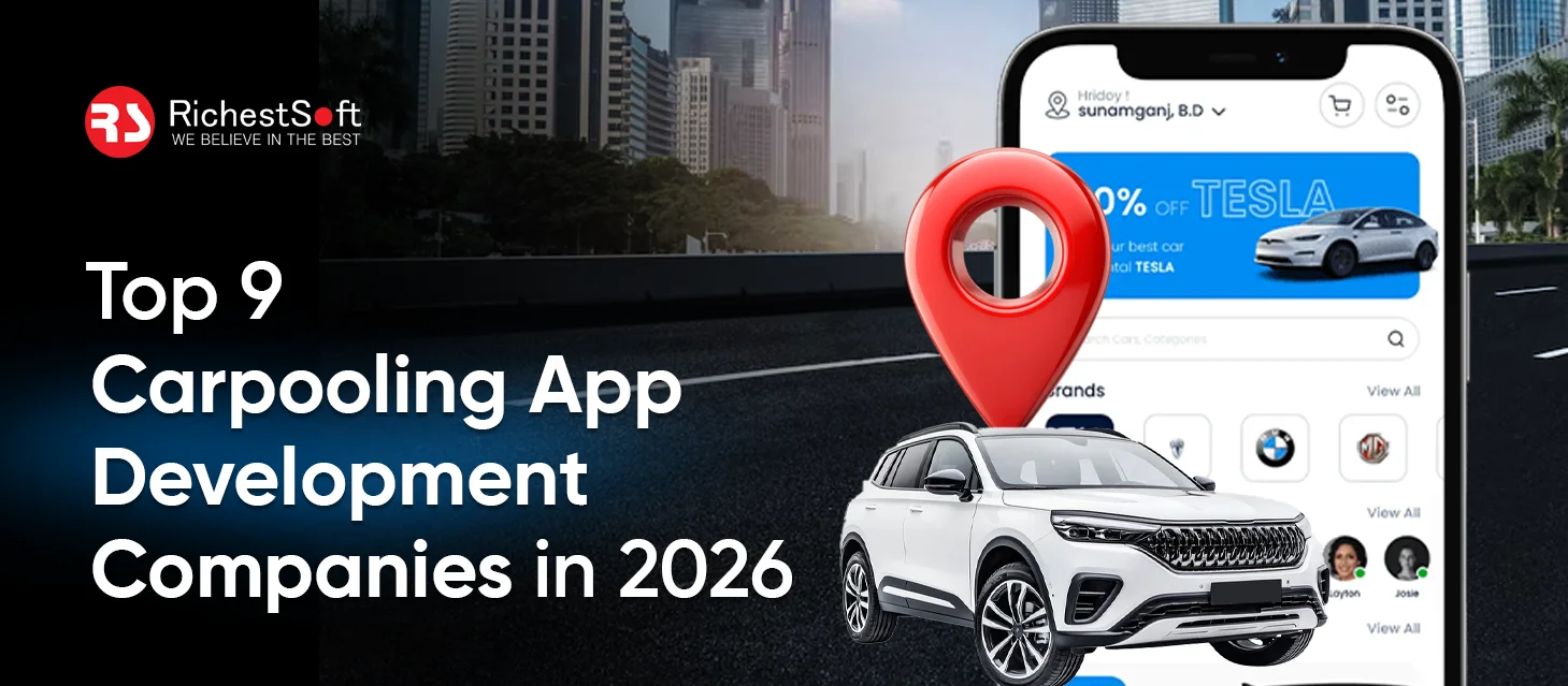Top 9 Carpooling App Development Companies in 2026