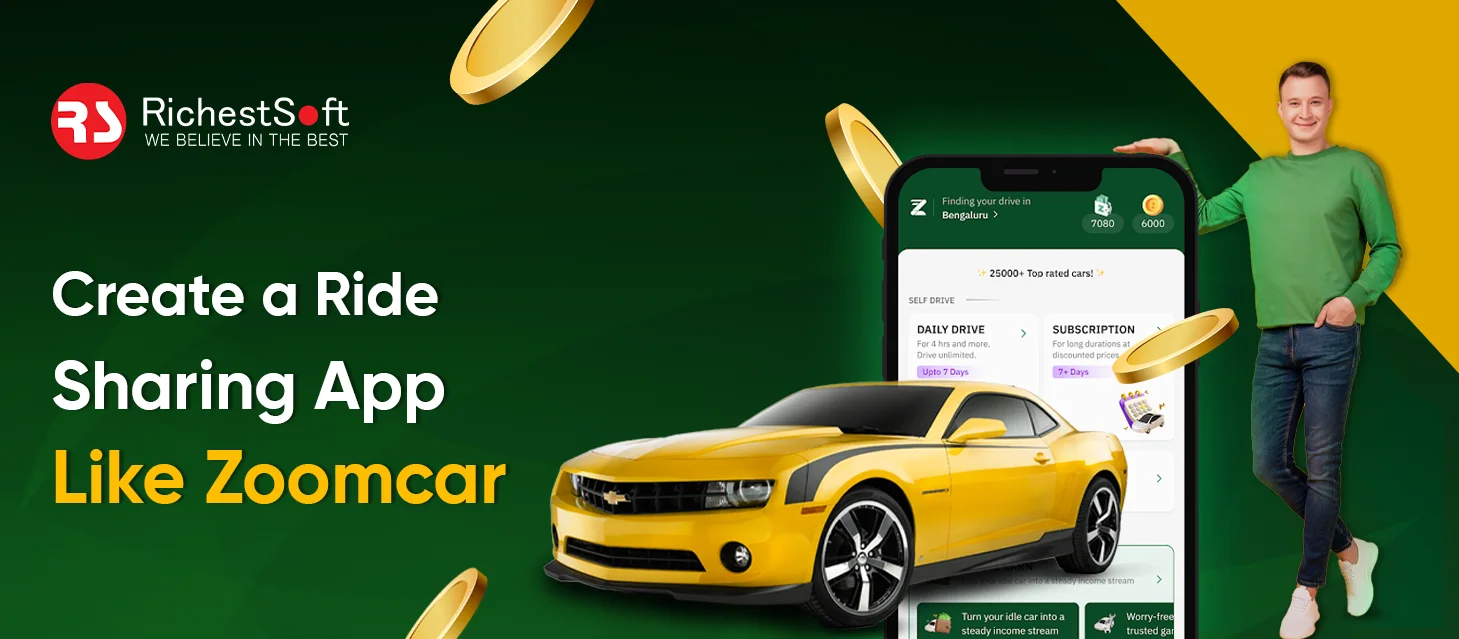 Ride Sharing App Like Zoomcar