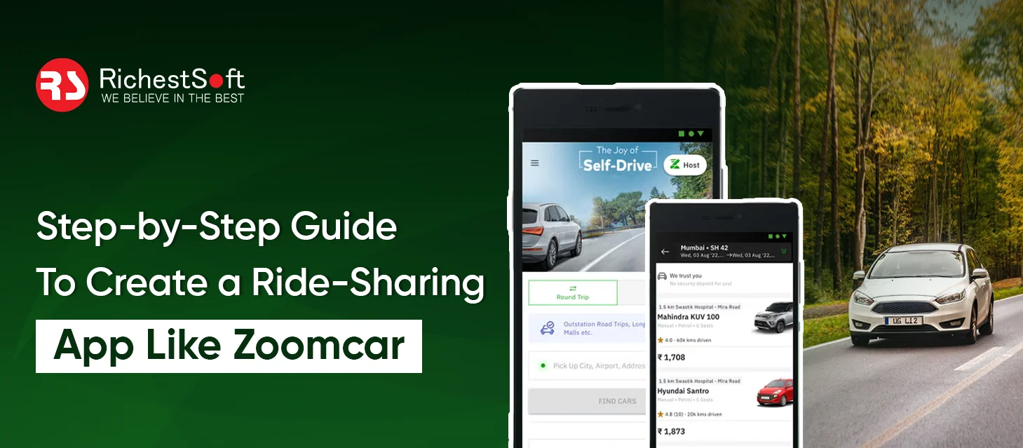 Ride-Sharing App Like Zoomcar